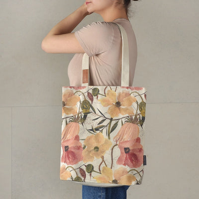 CANVAS SHOPPER BAG LUSH FLORA