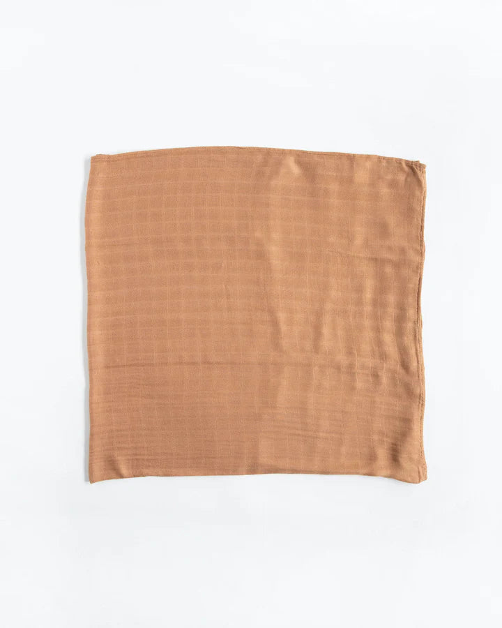 Deluxe Muslin Swaddle Blanket - Caramel