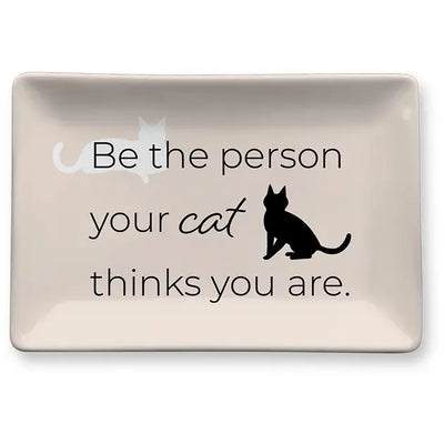 PORCELAIN TRAY - CAT QUOTE