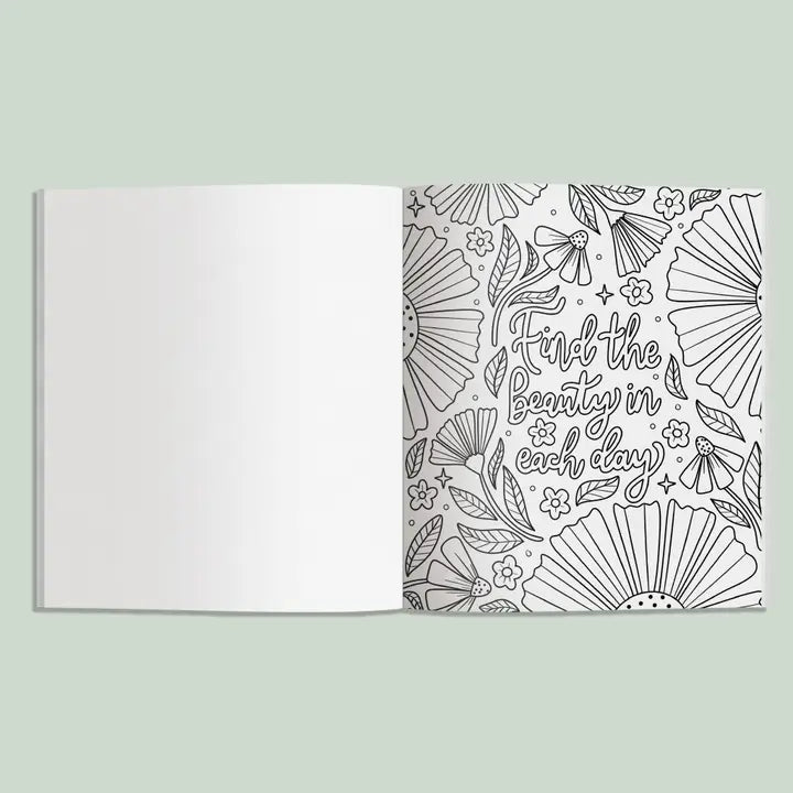 EMBRACE THE BEAUTY: AN ADULT COLORING BOOK