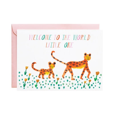 MUMMY LEOPARD - GREETING CARD