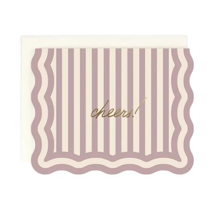 CHEERS! STRIPED CARD