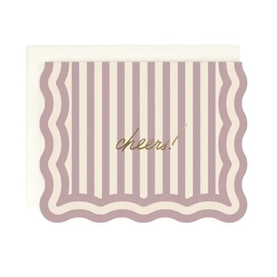 CHEERS! STRIPED CARD