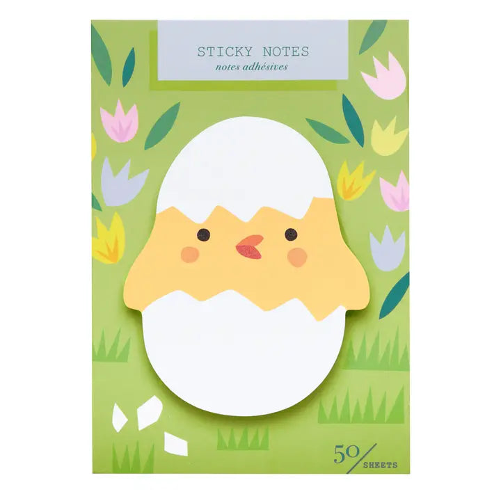 CHICK DIE CUT SICKY NOTES