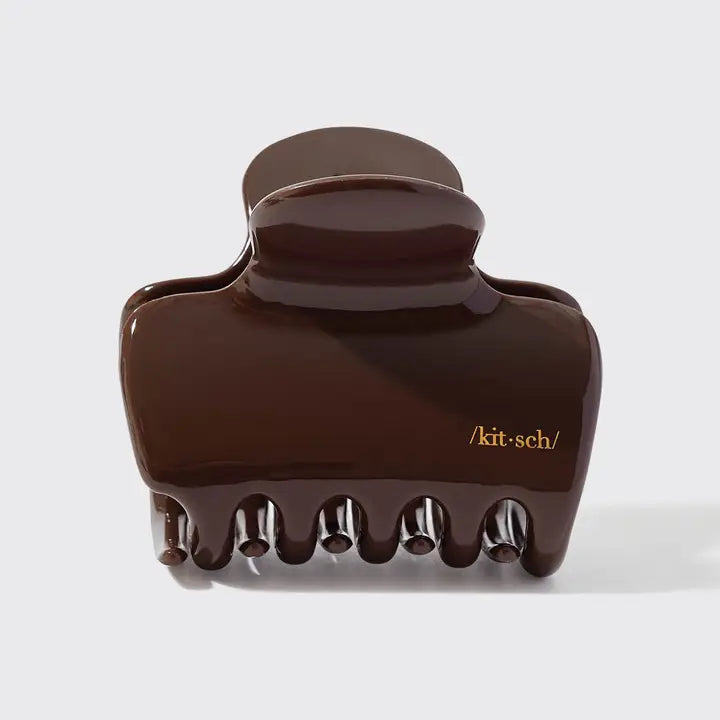RECYCLED PLASTIC PUFFY CLOUD CLIP - CHOCOLATE