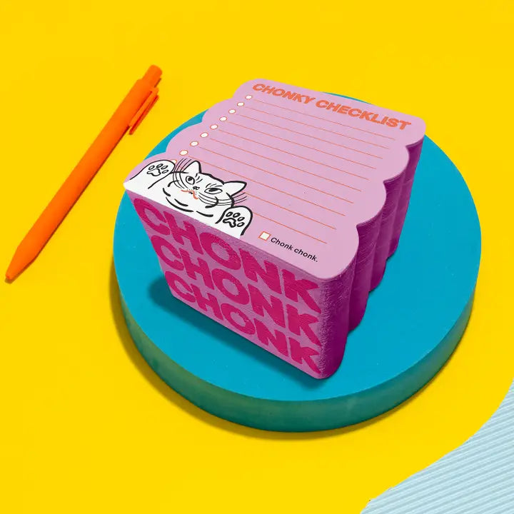 CHONKY CHECKLIST CONKY NOTE