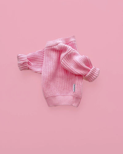 CHUNKY KNIT SWEATER | PINK