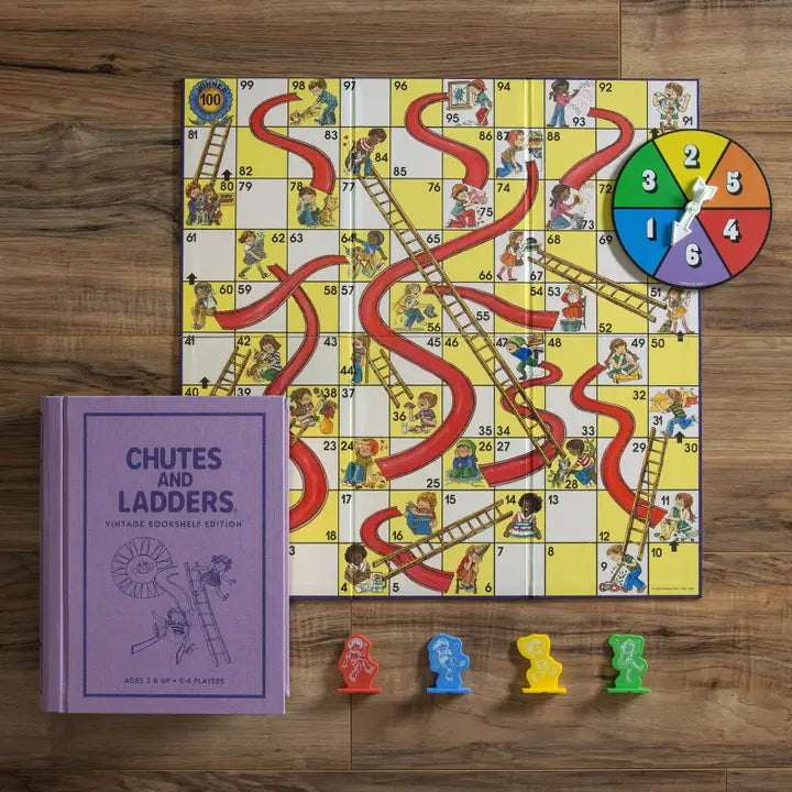 CHUTES AND LADDERS VINTAGE BOOKSHELF EDITION