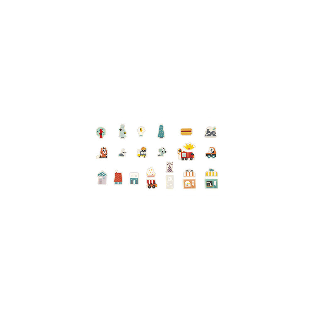 CITY MAGNETS - 24PCS