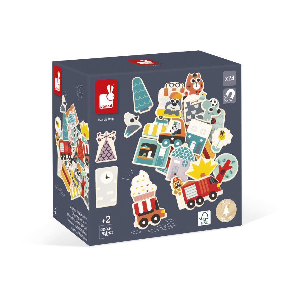 CITY MAGNETS - 24PCS