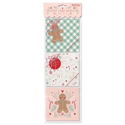 CLASSIC GINGERBREAD GIFT CARD BOXES