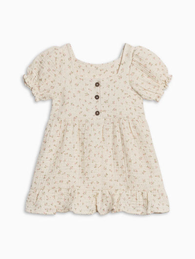 Celine Muslin Square Neck Dress
