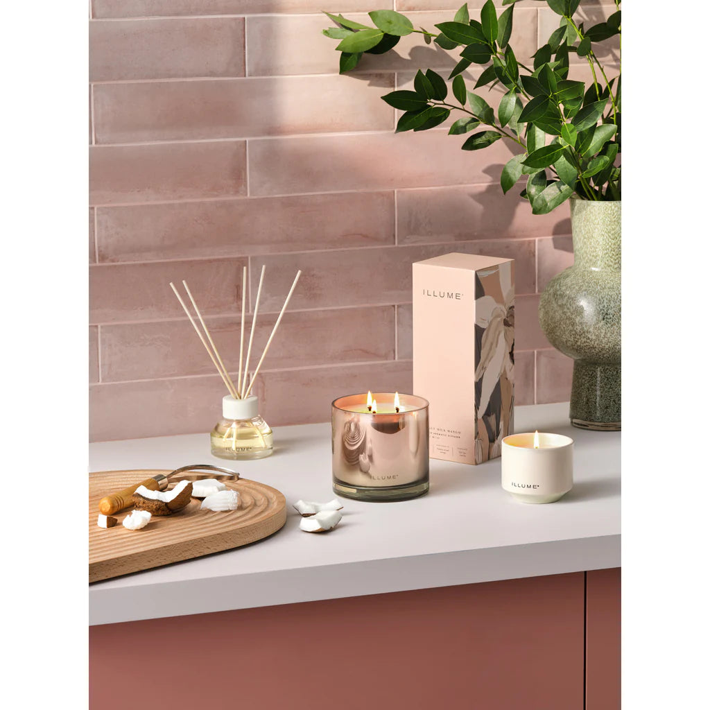 COCONUT MILK MANGO MATTE CERAMIC CANDLE