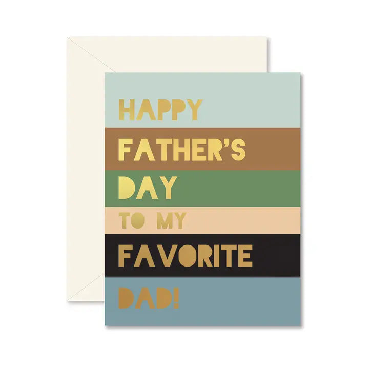 COLORBLOCK FAVORITE GREETING CARD