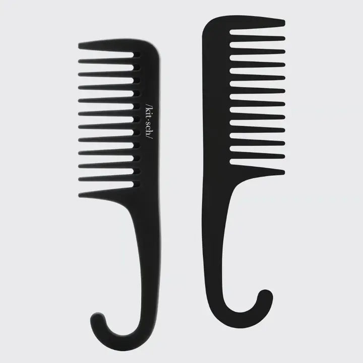 WIDE TOOTH COMB IN RECYCLED PLASTIC