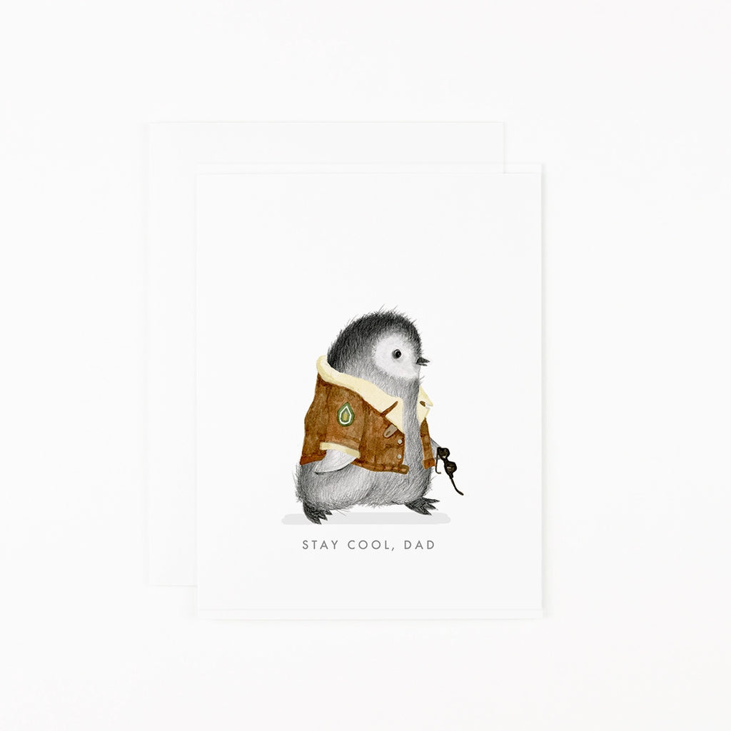 COOL DAD PENGUIN CARD