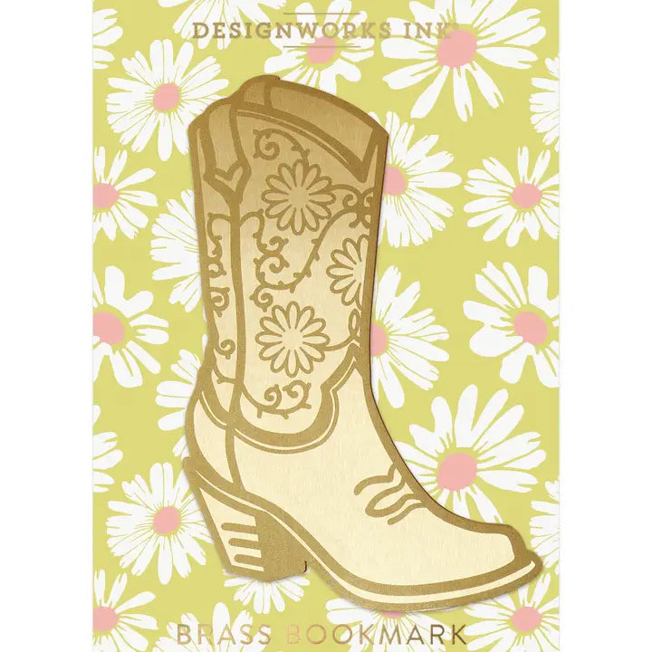 METAL BOOKMARK - COWGIRL BOOT