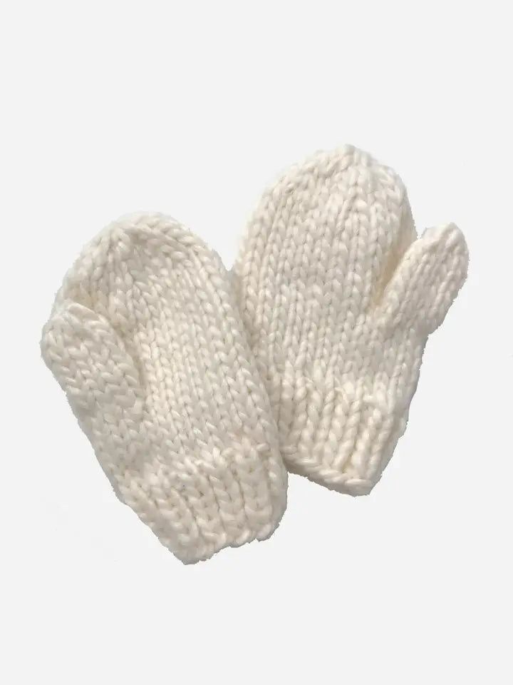 CLASSIC MITTENS, CREAM