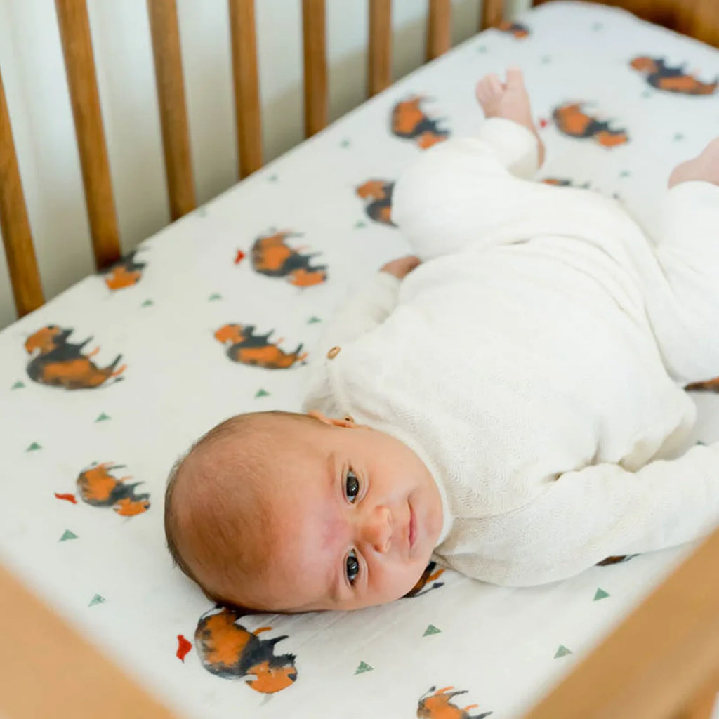 Little Unicorn Cotton Muslin Crib Sheet