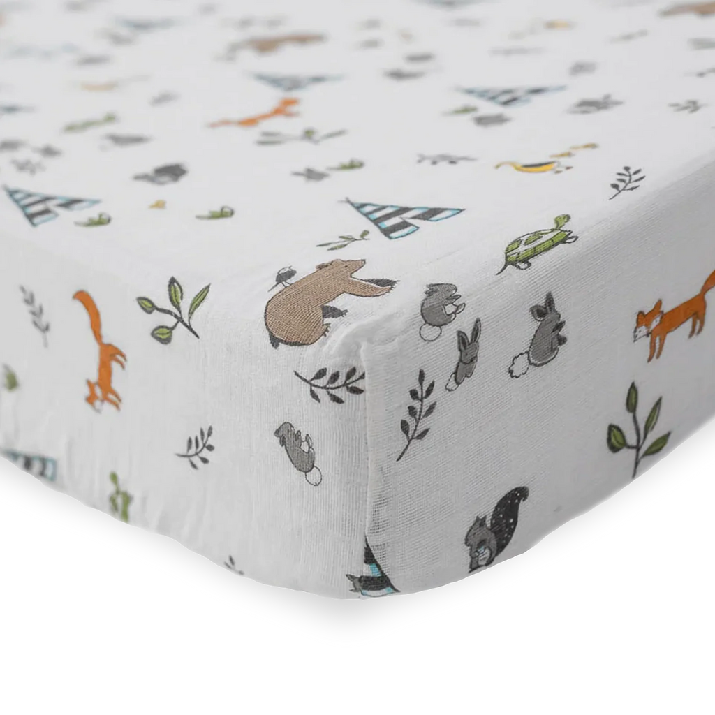 Little Unicorn Cotton Muslin Crib Sheet