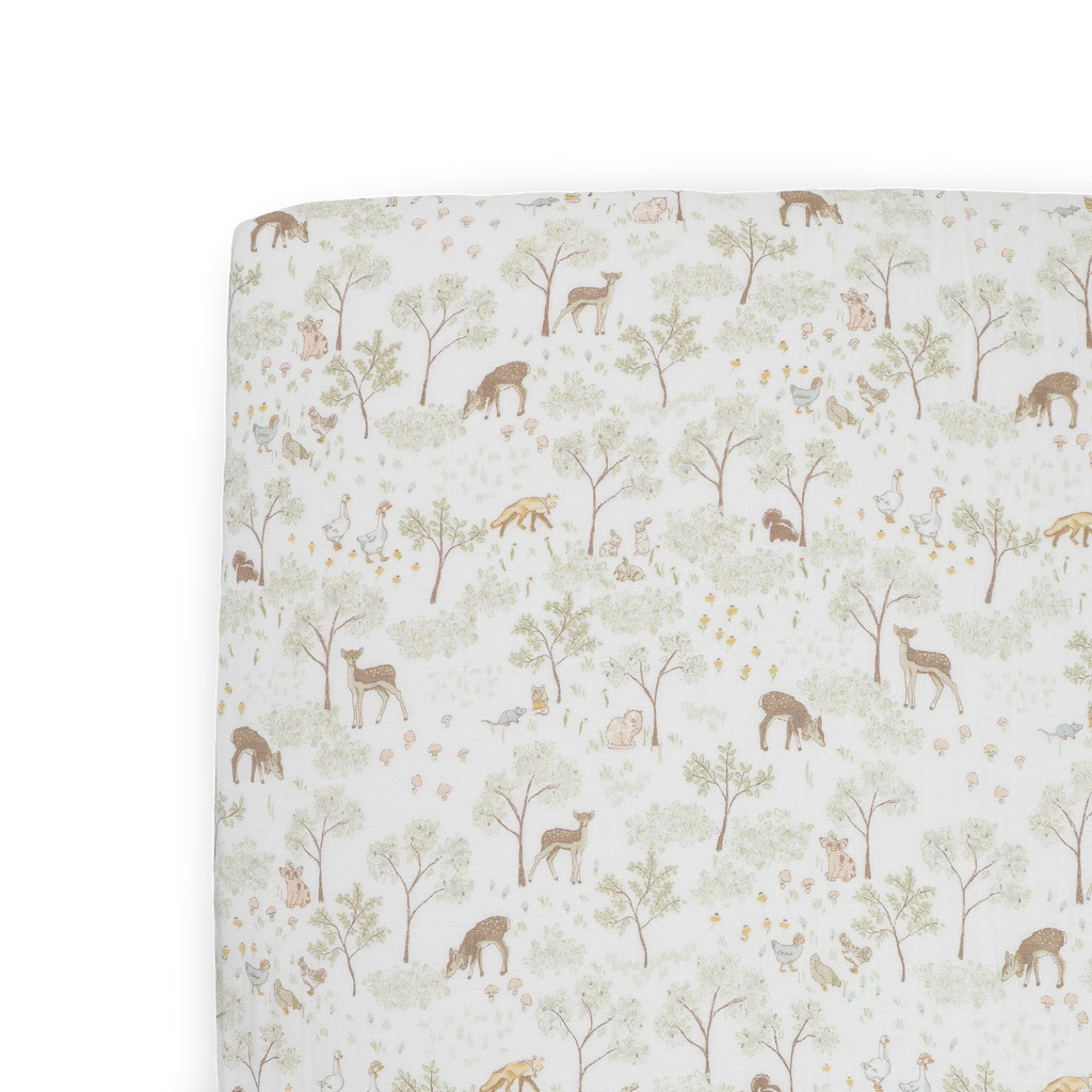Little Unicorn Cotton Muslin Crib Sheet