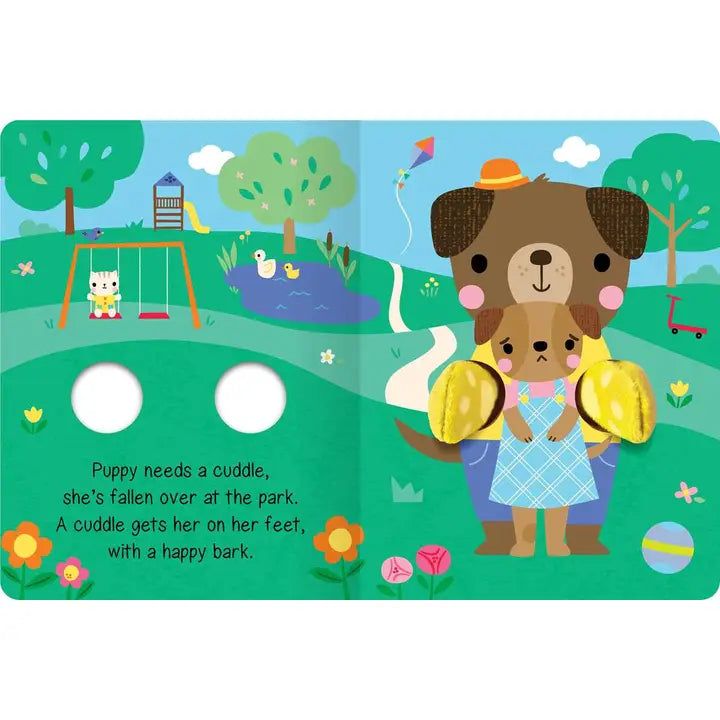 Cuddle Time: Finger Puppet Book By