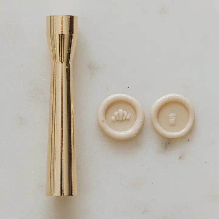 CROISSANT AND COFFEE MINI WAX SEALS