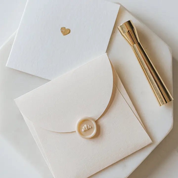 CROISSANT AND COFFEE MINI WAX SEALS