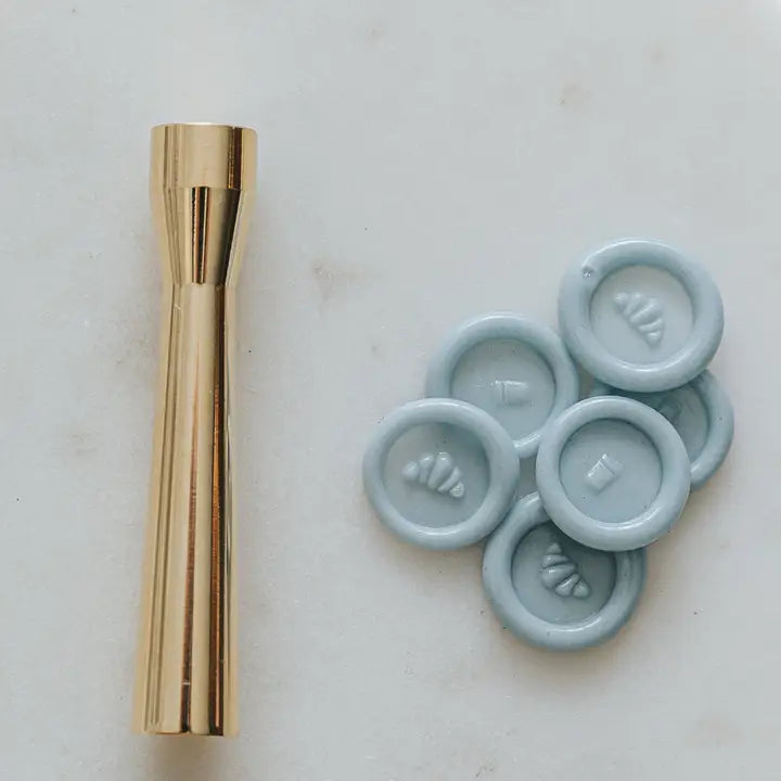 CROISSANT AND COFFEE MINI WAX SEALS