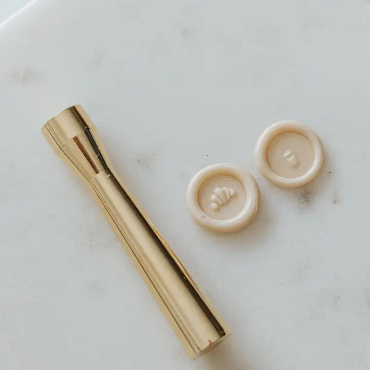 CROISSANT AND COFFEE MINI WAX SEALS
