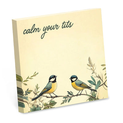 Calm Your Tits - Sarcastic Sticky Note Pad