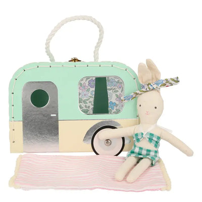 Caravan Bunny, Mini Suitcase Doll