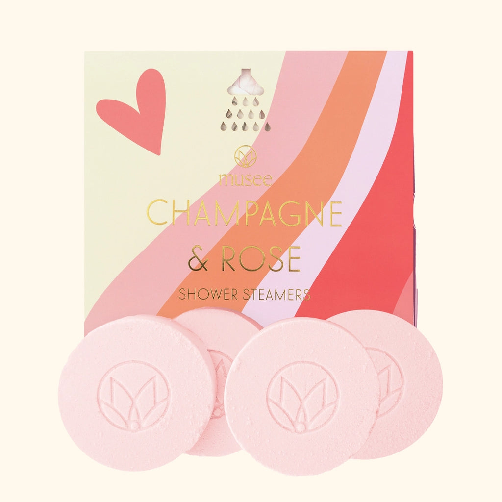 Champagne and Rose Shower Steamers
