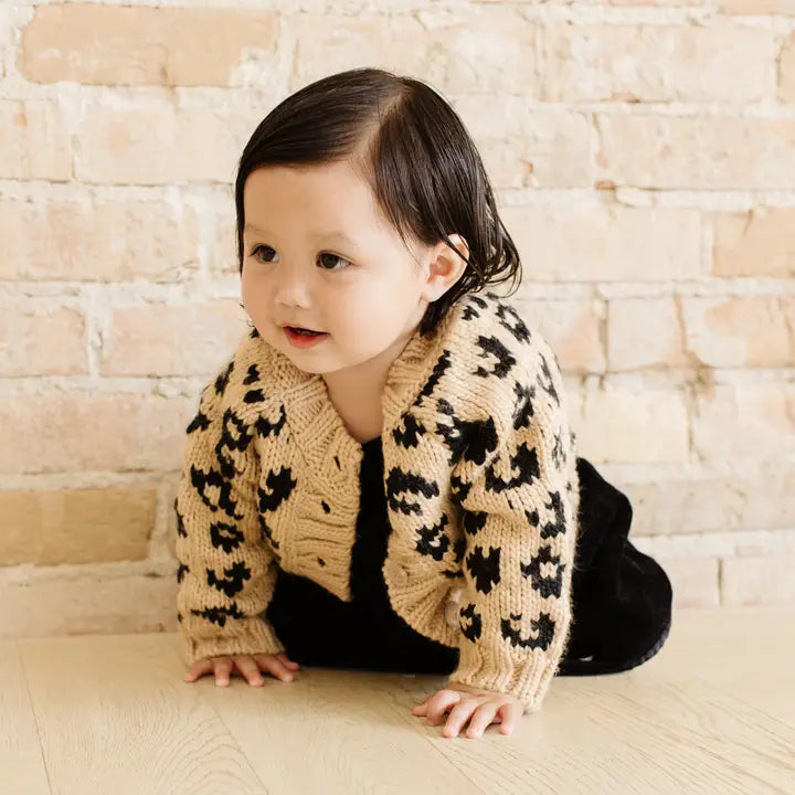 Knit Cheetah Cardigan