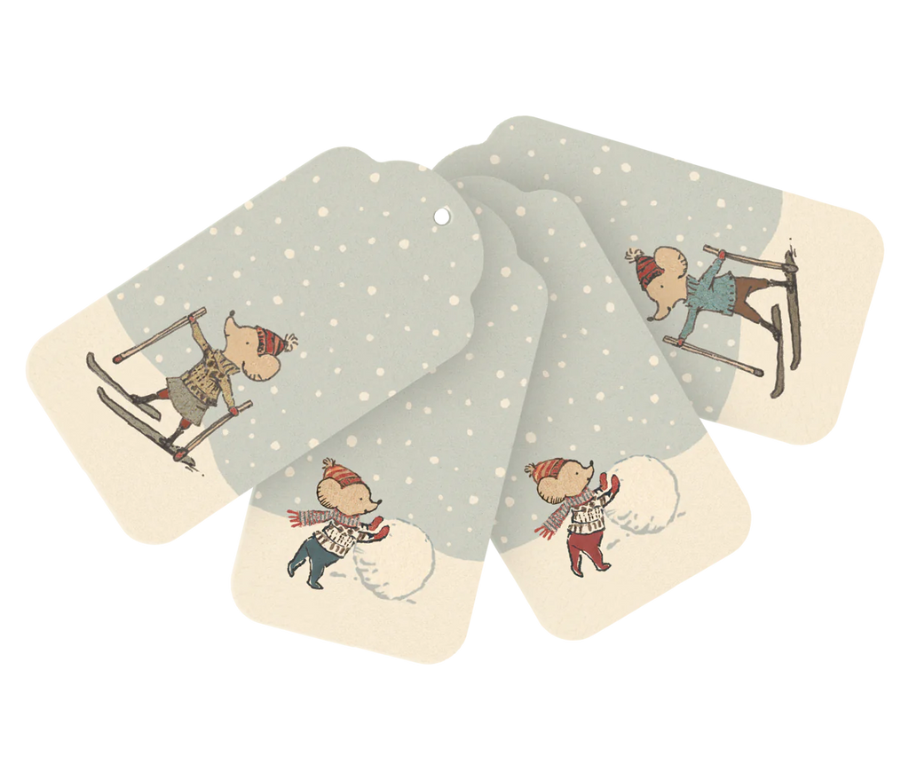 Christmas gift tags, 12 pcs
