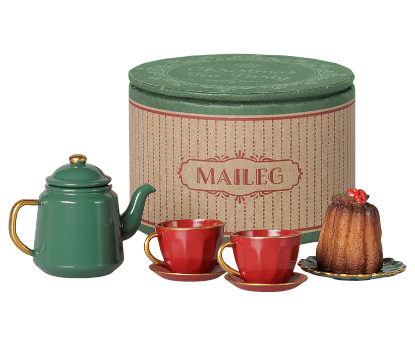 Christmas Tea Party, Mouse Red/Green