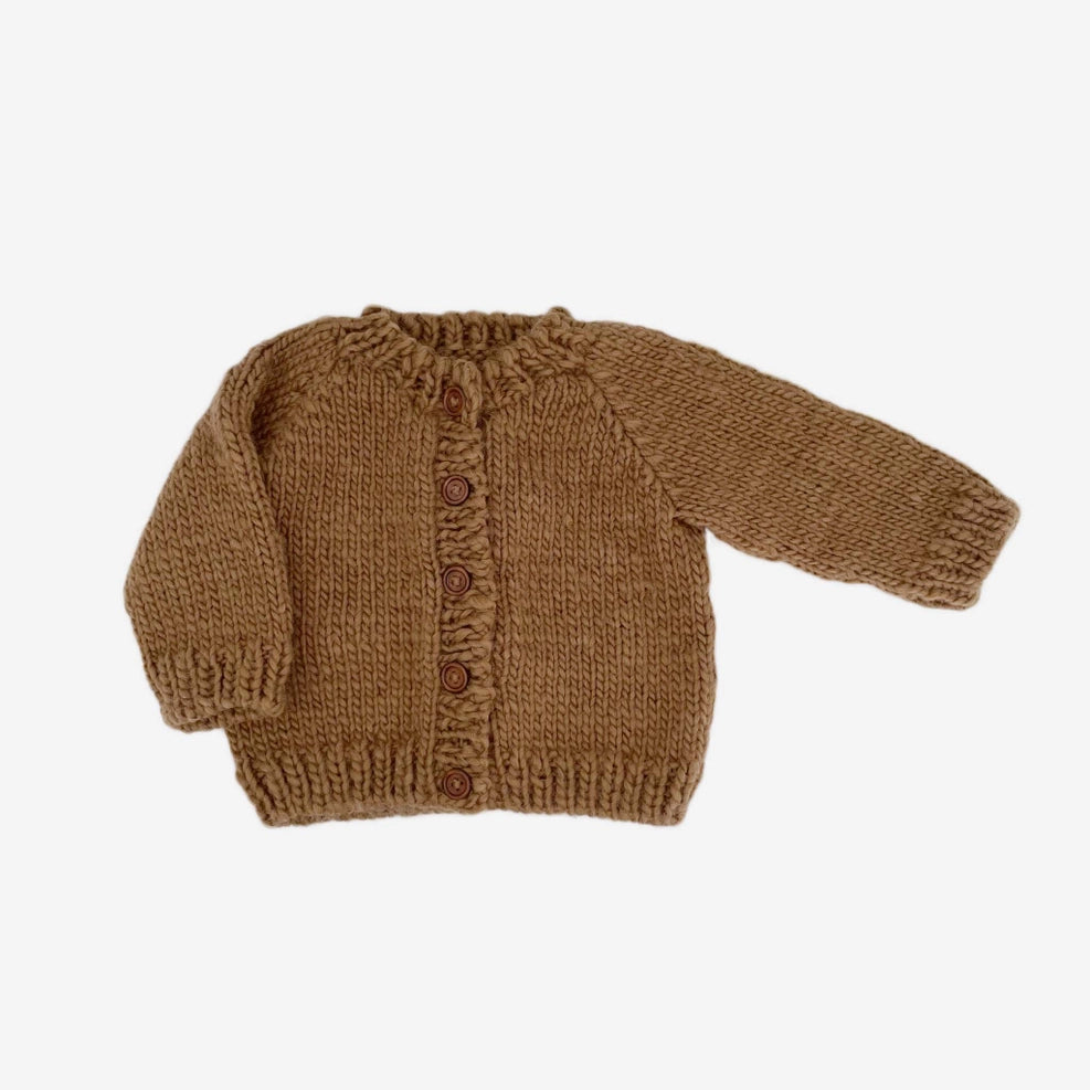 Classic Knit Cardigan - Walnut