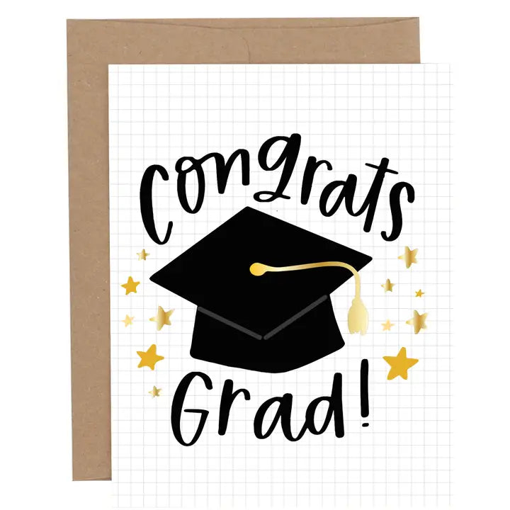 Congrats Grad Graduation Greeting Card
