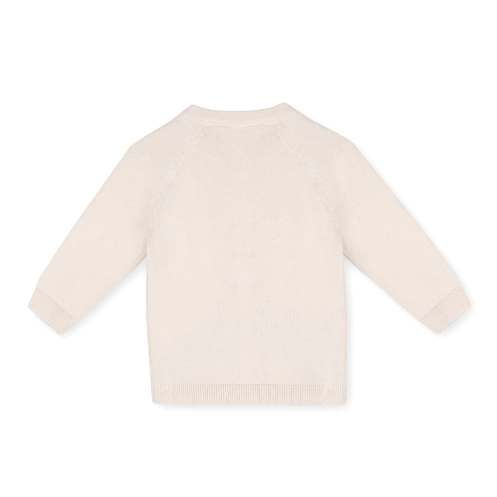 Duck Mommy & Me Embroidered Baby Cardigan Sweater - Organic Cotton