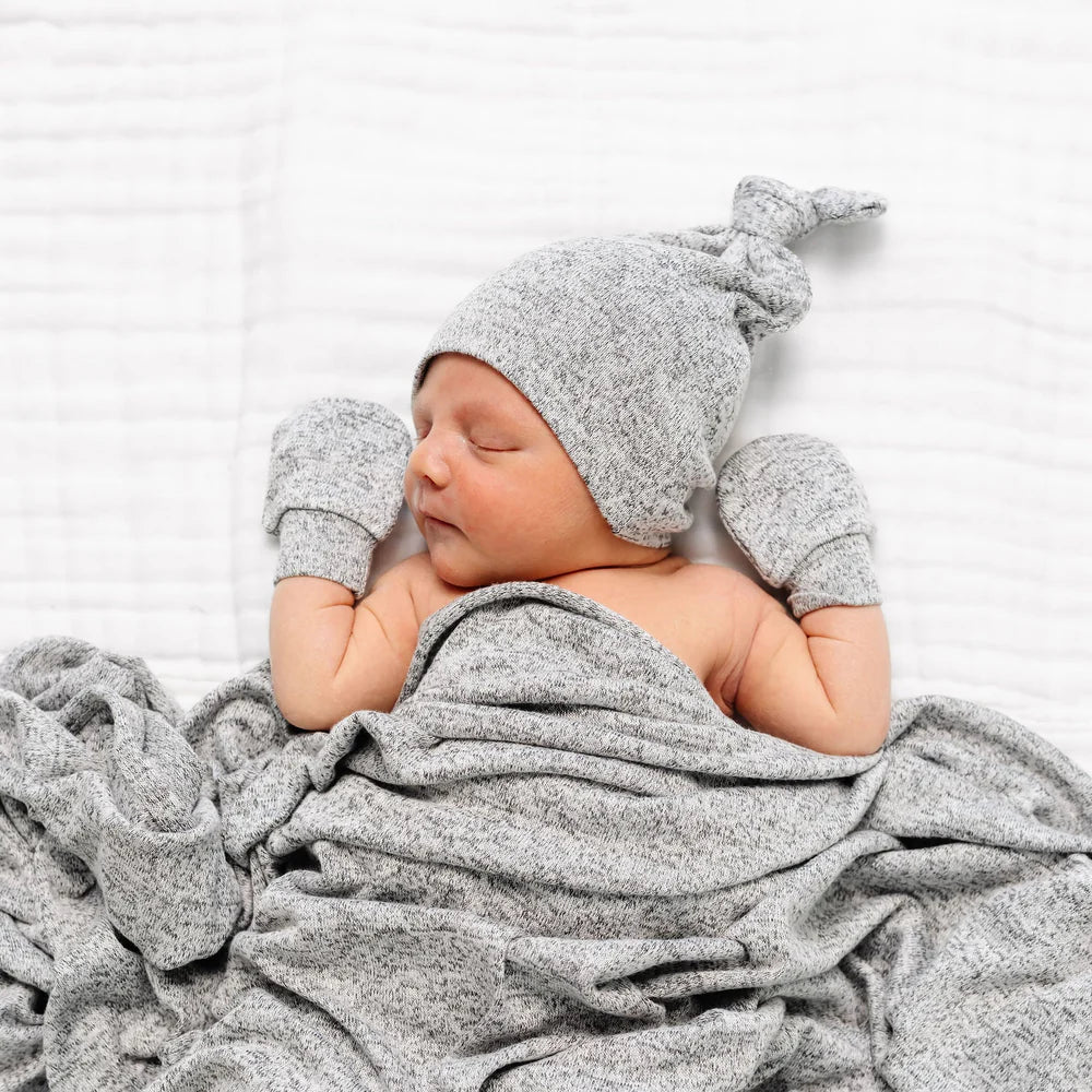 Knit Top Knot Hat - Lou Lou