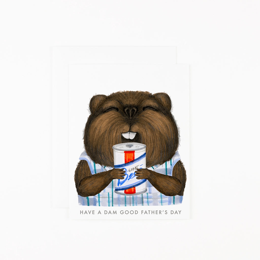 FATHER'S DAY BEAVER CARD