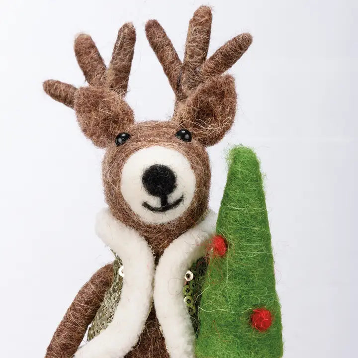 CHRISTMAS DEER CRITTER SET