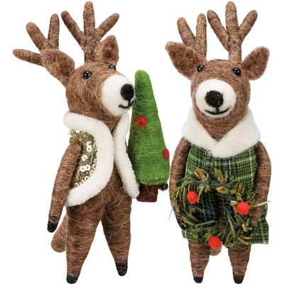 CHRISTMAS DEER CRITTER SET