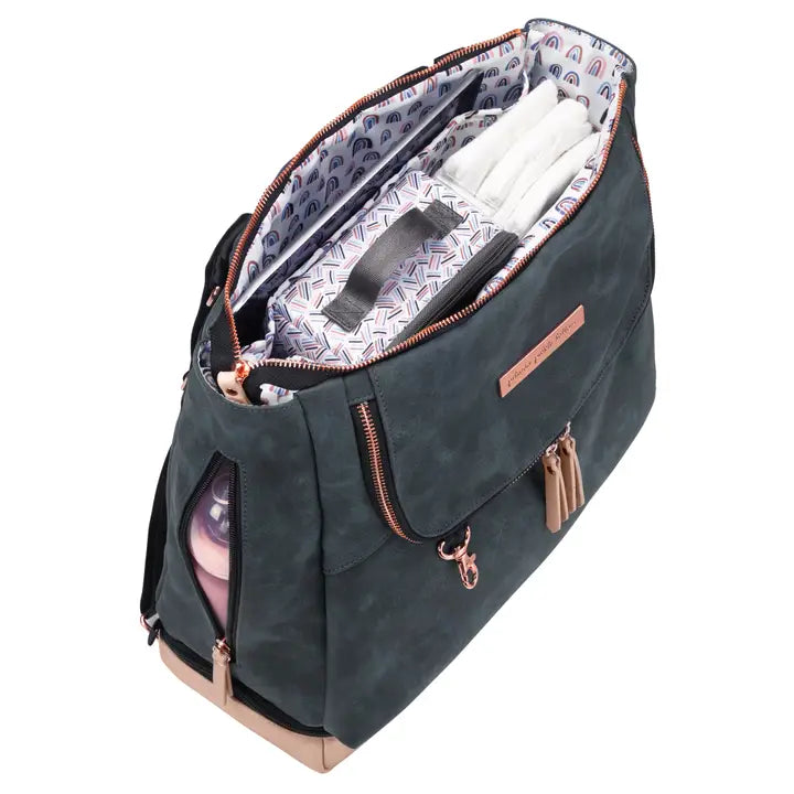 PETUNIA PICKLE BOTTOM PIVOT BACKPACK DIAPER BAG | INDIGO