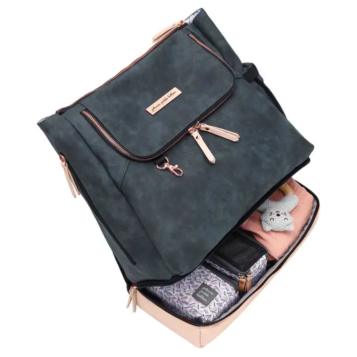 PETUNIA PICKLE BOTTOM PIVOT BACKPACK DIAPER BAG | INDIGO