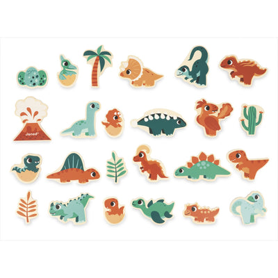 DINO MAGNETS - 24PCS