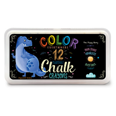 COLOR EVERYWHERE CHALK CRAYONS - DINOSAUR WORLD