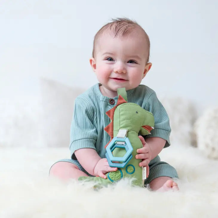 BESPOKE LINK & LOVE ACTIVITY PLUSH WITH TEETHER TOY