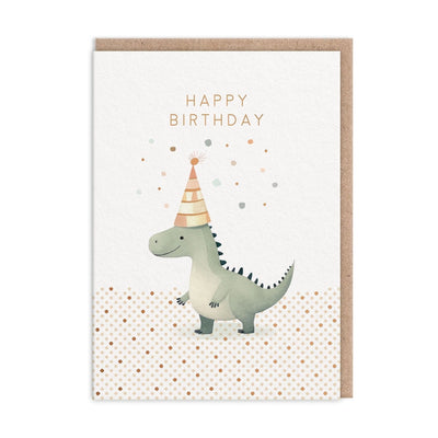 DINOSAUR BIRTHDAY CARD