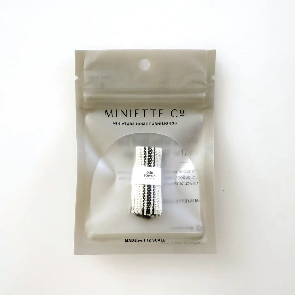 Miniature Dish Towels: Set of 2